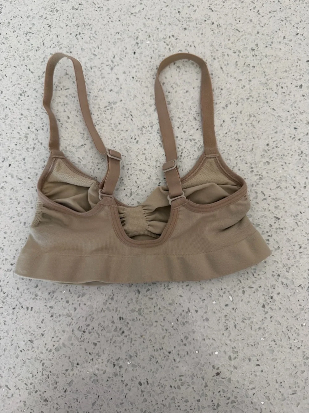 SKIMS Neutral Beige Seamless Bralette - Picture 2 of 3